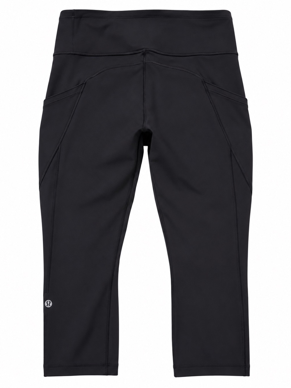 lululemon athletica Black Capris with Side Pockets